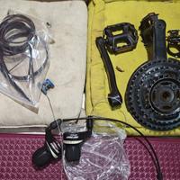 Shimano 6 o 7 velocita deragliatore, corona 3v