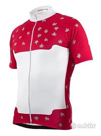 Maglia ciclismo da collezione "stella alpina"