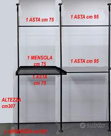 RIMADESIO Cabina armadio, appenderia A SOFFITTO, s