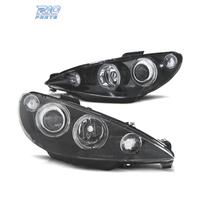 FARI PEUGEOT 206 98-09 ANGEL EYES FONDO NERO