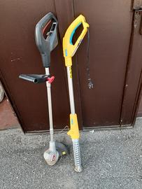 TAGLIAERBA E BRUCIATORE ERBACCE A CORRENTE