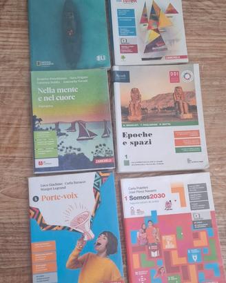libri scolastici 1° superiore