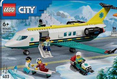 lego city aereo ambulanza emergenza
