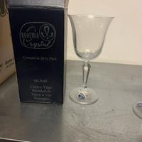 Set 6 calici cristallo