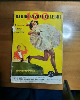 Fascicolo canzoni del 1942  Vintage