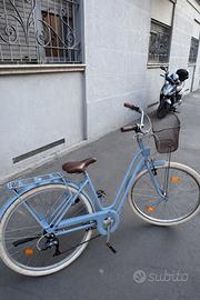 Bici citta elopse blu jeans