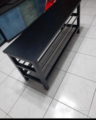 PANCA PORTA SCARPE NERA 