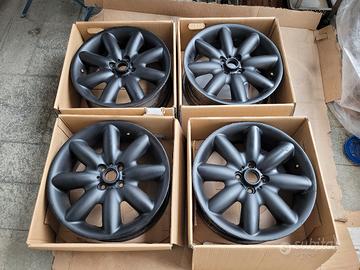 Cerchi originali mini cooper s colore nero opaco