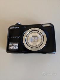 Nikon coolpix L27 fotocamera nuova colore nero 