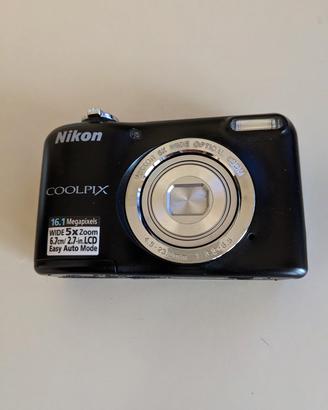 Nikon coolpix L27 fotocamera nuova colore nero 