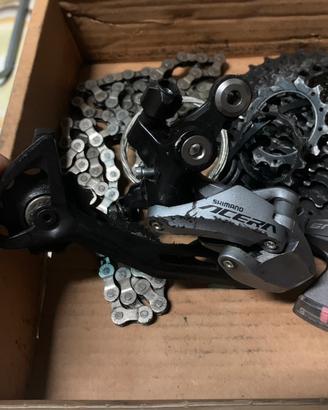 Mini gruppo shimano mtb 9 Vel