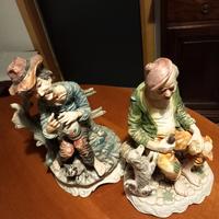 rara coppia statue capodimonte