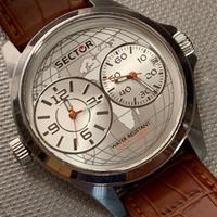 SECTOR 290 Dual Time 10ATM- 46mm-full set-perfetto