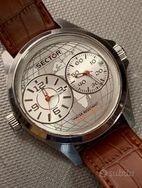 SECTOR 290 Dual Time 10ATM- 46mm-full set-perfetto