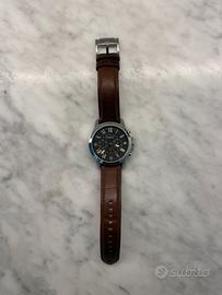 Orologio Fossil Cronografo in pelle marrone Grant