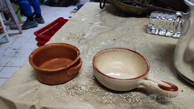 tegamini in terracotta 