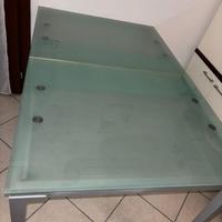 TAVOLO VETRO ALLUNGABILE
