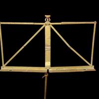 LEGGIO IN OTTONE PIEGHEVOLE ANTICO