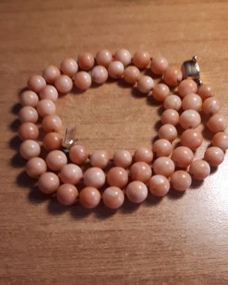 collana corallo rosa
