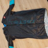 Maglia bici Castelli rosso corsa