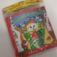 Libro morbido in stoffa prima infanzia Cuccioli