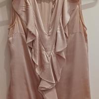 camicia smanicata seta 