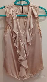 camicia smanicata seta 