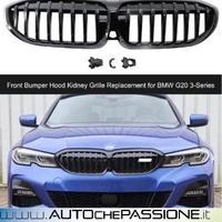 Griglie Reni nere singole Bmw Serie 3 G20 G21 2019