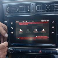 schermo infotainment citroen c3