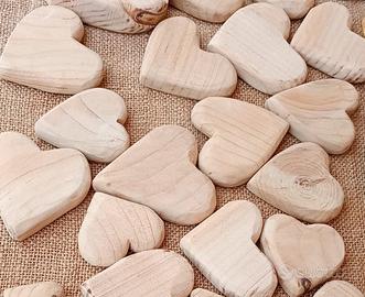Cuori in legno di cedro per cassetti ed armadi