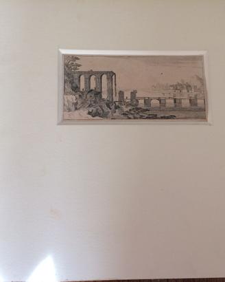 Antica stampa a bulino inglese 1700 collezione