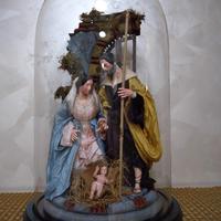 Natività in campana arte presepiale  moderna 