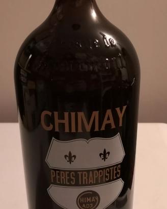 Bottiglia Birra vuota Chimay 1,5 Litri Magnum.