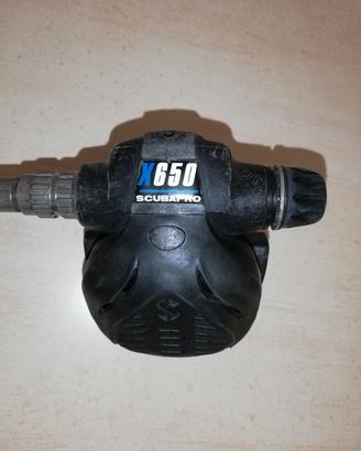 Erogatore Scubapro X650 Secondo Stadio

+ Frusta