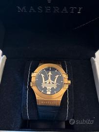 Orologio Uomo MASERATI POTENZA pelle blu