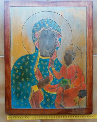 Quadro Vergine Nera di Czestochowa