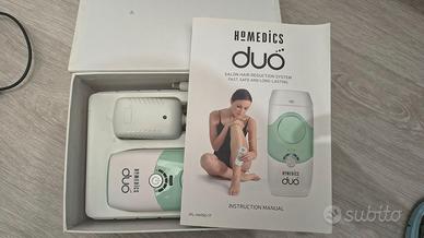 Dispositivo epilazione a luce pulsata Homedics Duo