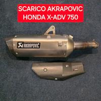 Scarico Akrapovic Honda X-ADV 750 omologato
