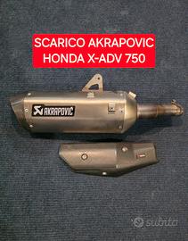 Scarico Akrapovic Honda X-ADV 750 omologato