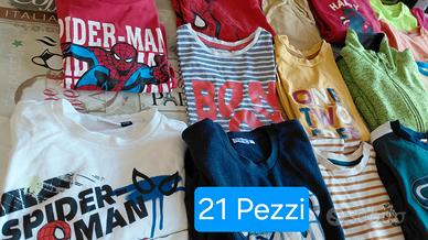 Blocco vestiti bambino 7-8 anni