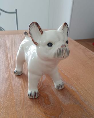 Statuina bulldog francese porcellana