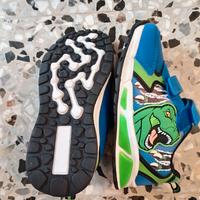 Scarpe dinosauro bambino n. 28 nuove