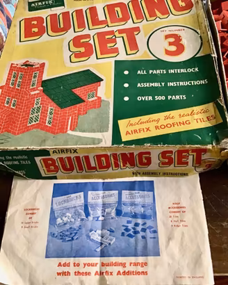 Raro gioco costruzioni “Building Set” Airfix 1958