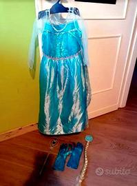costume di carnevale ELSA con accessori bambina