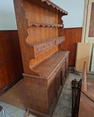 credenza  con alzata
