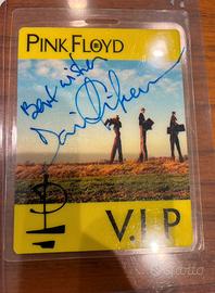 Pass pink floyd autografato