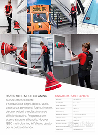 Monospazzola a Batteria Hoover 18 BC Multi Clean