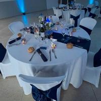 39 fiocchi blu satinati per matrimonio 
