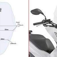 PARABREZZA GIVI D1136ST PER HONDA PCX 125 150