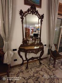 consolle con specchiera 